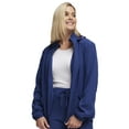 thumbnail image 1 of HeartSoul Break On Through Women's Zip Front Warm Up Scrubs Jacket 20310, 1 of 5