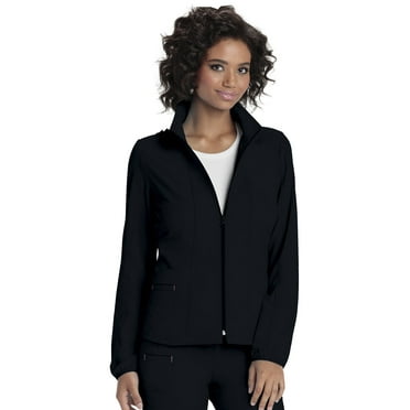 HeartSoul Break On Through Women's Zip Front Warm Up Scrubs Jacket 20310