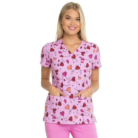 HeartSoul Women's Scrubs Top V-Neck HS629