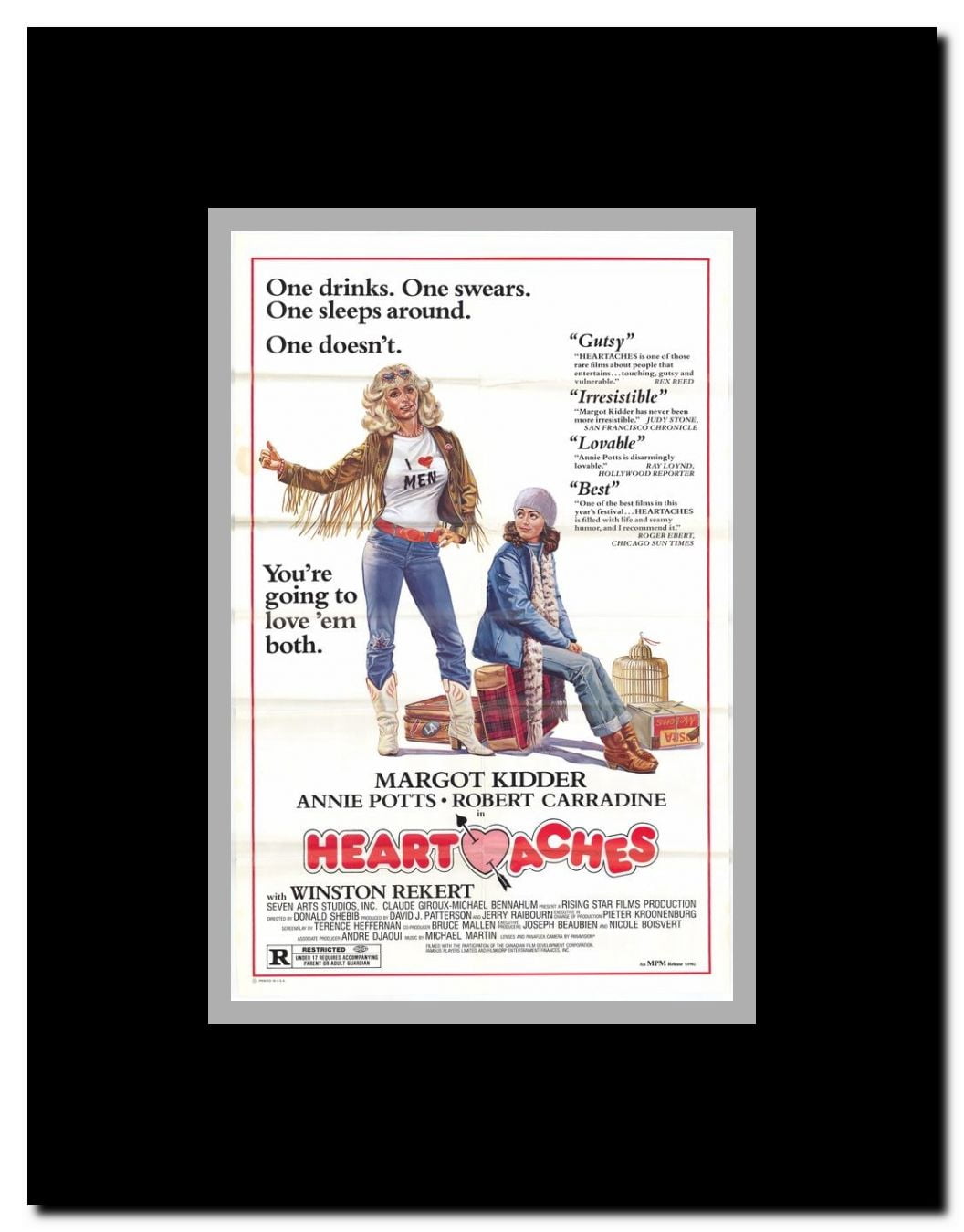 Heartaches Framed Movie Poster