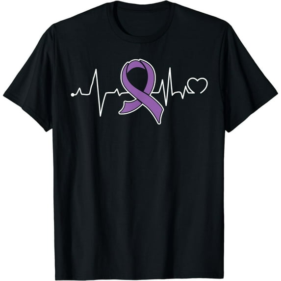 Heartbeat- Autoimmune Disease Awareness Supporter Ribbon T-Shirt