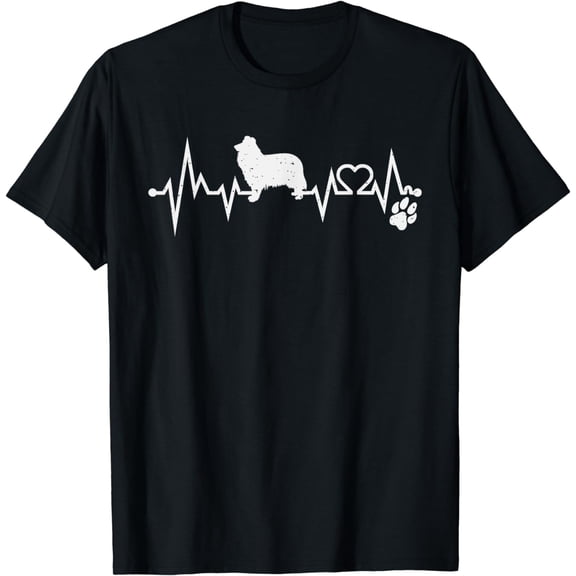 Heartbeat Border Collie T-Shirt
