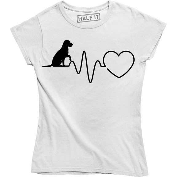 Heartbeat Dog - Animal Print Dogs Puppy Retriever Women's Gift T-Shirt