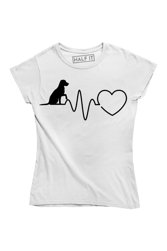 Heartbeat Dog - Animal Print Dogs Puppy Retriever Women's Gift T-Shirt