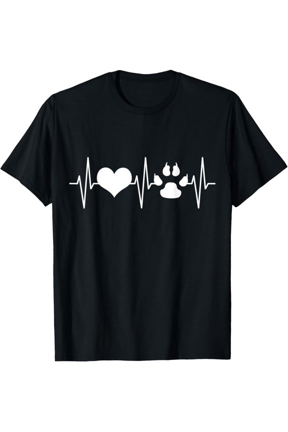 Heartbeat ECG pet variants T-Shirt