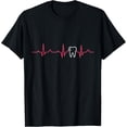 thumbnail image 1 of Heartbeat Funny Tooth Dental Hygienist | Dentist T-Shirt, 1 of 4