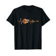 thumbnail image 1 of Heartbeat Guitar Black T-Shirt, 1 of 5