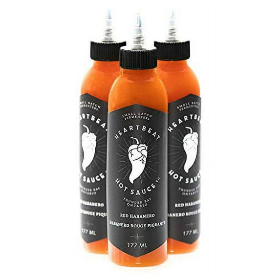 Heartbeat Hot Sauce-habanero (3 bottles)