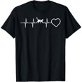 thumbnail image 1 of Heartbeat Love Cat Heart Funny Kitten Men Women Kids Girls T-Shirt, 1 of 4