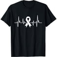 thumbnail image 1 of Heartbeat Lung Cancer Awareness T-Shirt, 1 of 4