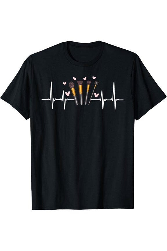 Heartbeat Makeup For Makeup Artist T-Shirt