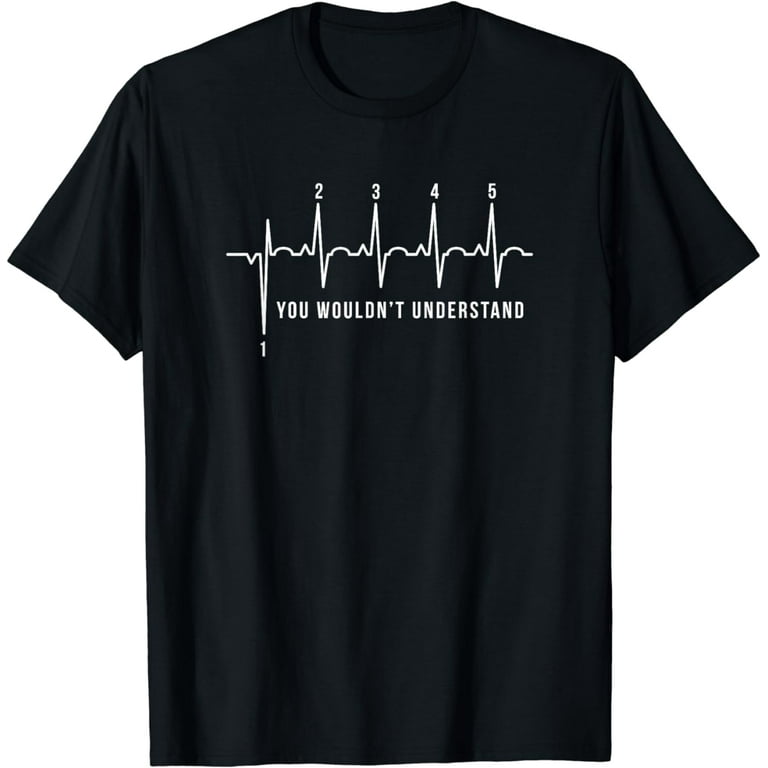 Motorcycle Shirt - Heartbeat Motorcycle Shirt - 1 Down 5 Up Motorcycle Shirt - Heartbeat Motorcycle Shirt - 1 Down 5 Up