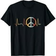 thumbnail image 1 of Heartbeat Peace Sign T-Shirt, 1 of 5