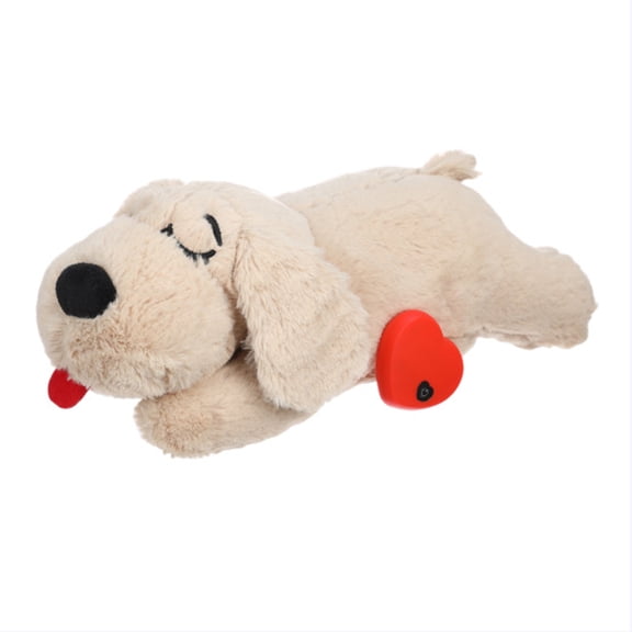 Heartbeat Plush Cat Calming Toy, Soft Snuggle Anxiety Relief for Pets, 13.7 Inch, 1 Pc
