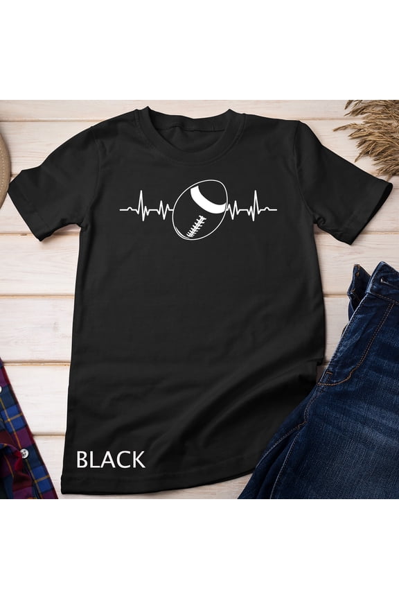 Heartbeat Pulse Rugby Football Player Gift Unisex Shirt
