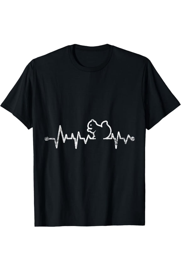 Heartbeat Squirrel T-Shirt T-Shirt