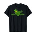 thumbnail image 1 of Heartbeat Stethoscope Shamrock Irish Nurse St. Patricks Day T-Shirt, 1 of 5