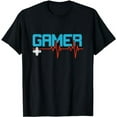 thumbnail image 1 of Heartbeat Video Games Gaming Boys T-Shirt, 1 of 3