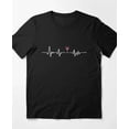 thumbnail image 1 of Heartbeat Wine Essential T-Shirt., 1 of 2