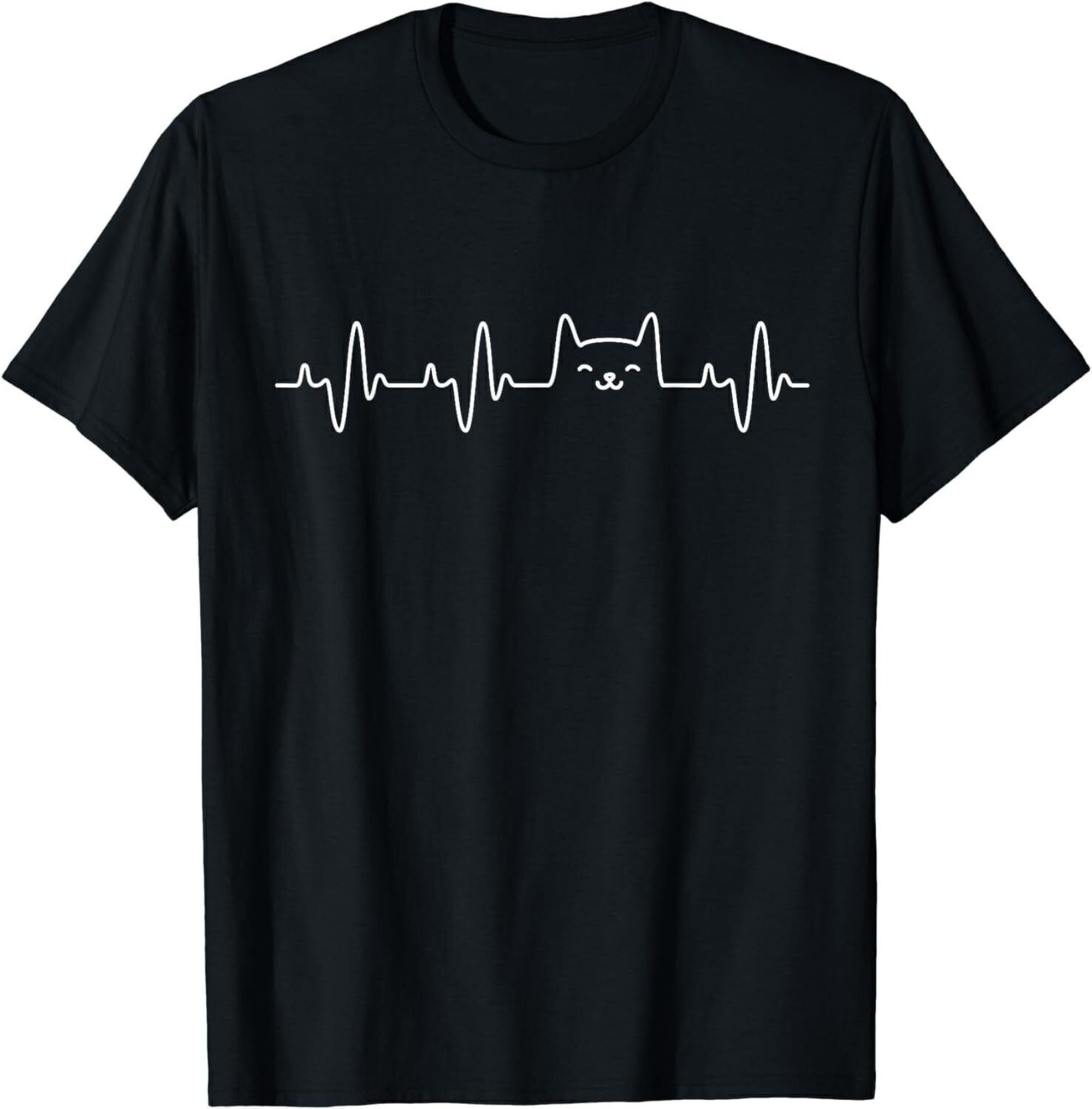 Heartbeat of a Cat - Cute Women's T-Shirt for Cat Lovers, Perfect for ...