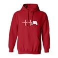 thumbnail image 1 of Heartbeat of a Gamer 2 Adult Hooded Sweatshirt, 1 of 3