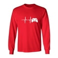 thumbnail image 1 of Heartbeat of a Gamer 2 Adult Long Sleeve T-shirt, 1 of 3