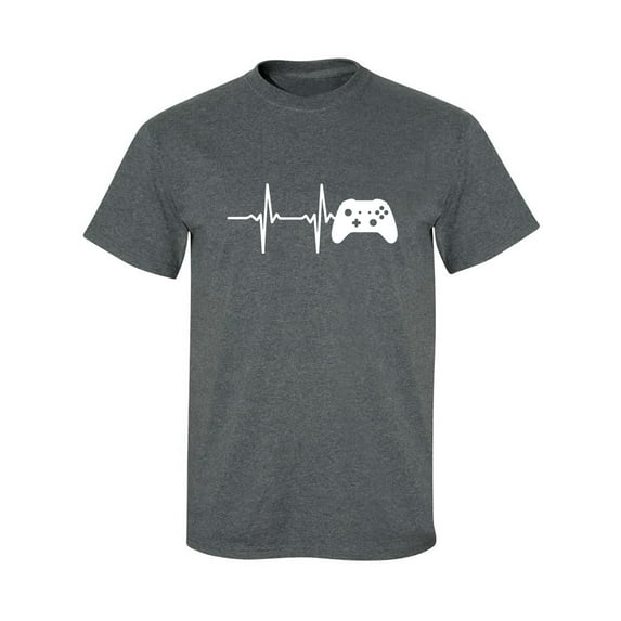 Heartbeat of a Gamer 2 Adult Short Sleeve T-shirt