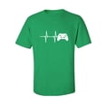 thumbnail image 1 of Heartbeat of a Gamer 2 Adult Short Sleeve T-shirt, 1 of 4