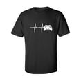 thumbnail image 1 of Heartbeat of a Gamer 2 Adult Short Sleeve T-shirt, 1 of 4