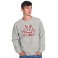 thumbnail image 1 of Heartbeat of a Hunter Cute Sweatshirt for Men or Women Brisco Brands M, 1 of 6