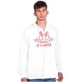 thumbnail image 1 of Heartbeat of a Hunter Cute Zip Up Hoodie Men's Women's Brisco Brands L, 1 of 6