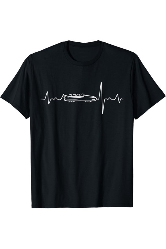 Heartbeats Bobsleigh For Sports Lovers T-Shirt Unisex Full Size S-5XL