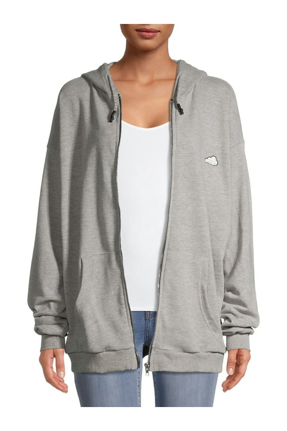 Juniors' Full Zip Cloud Sweatshirt