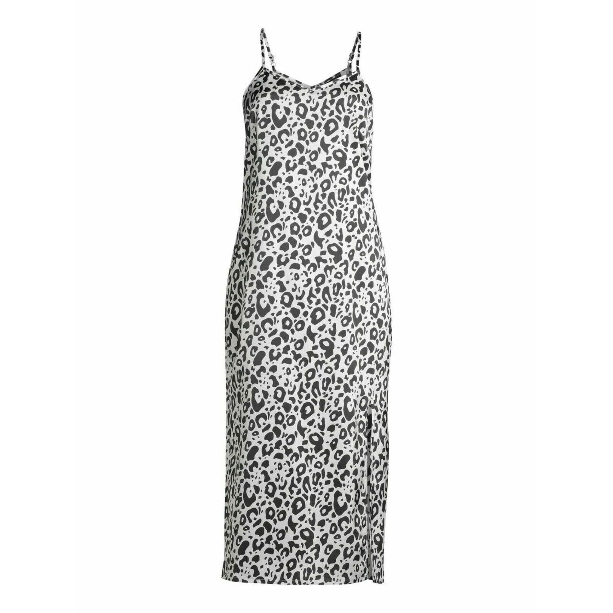 knee length dresses for ladies Leopard Slip Dress main image 1