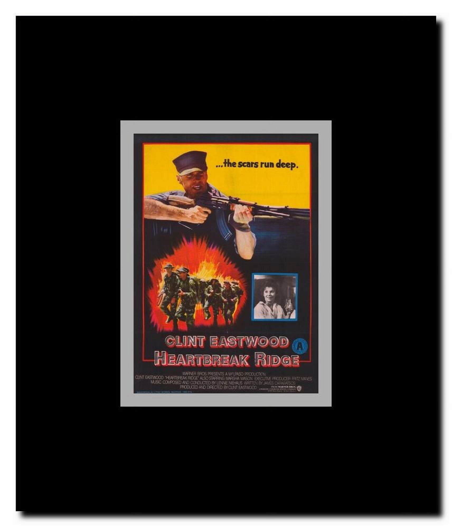 Heartbreak Ridge Framed Movie Poster
