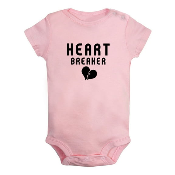 Heartbreaker Funny Rompers For Babies, Newborn Baby Unisex Bodysuits, Infant Jumpsuits, Toddler 0-24 Months Kids One-Piece Oufits