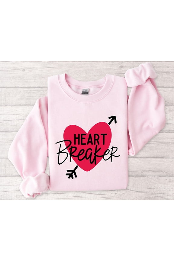 Heartbreaker Sweatshirt: Valentine's Day Heart Love Shirt Tshirt All Size S-5XL