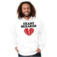 thumbnail image 1 of Heartbreaker Valentines Day Break Up Hoodie Sweatshirt Women Men Brisco Brands X, 1 of 6