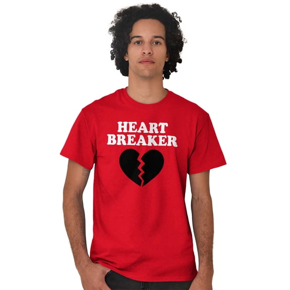 Heartbreaker Valentines Day Break Up Men's Graphic T Shirt Tees Brisco Brands L