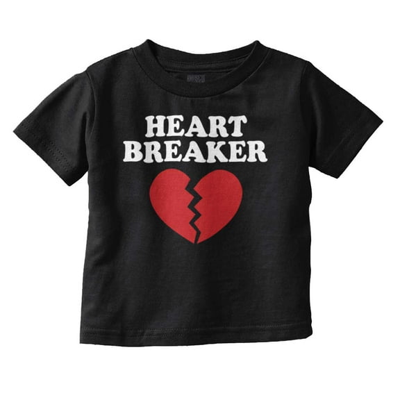 Heartbreaker Valentines Day Break Up Toddler Boy Girl T Shirt Infant Toddler Brisco Brands 12M