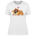 thumbnail image 1 of Heartbroken Corgi T-Shirt Women -Image by Shutterstock, Female Medium, 1 of 2