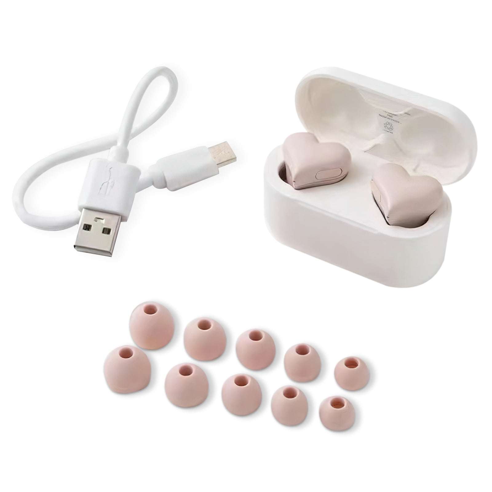 [] Heartbuds Heartshaped Headphones