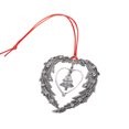 thumbnail image 1 of Hearted Christmas Ornament Metal Santa Christmas Hanging Decoration Indoor Outdoor Christmas Tree Decoration, 1 of 9