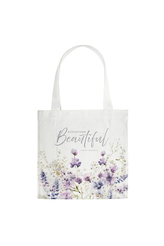 14 x 14 in. You Are Altogether Beautiful Song of Sol. 4-7 Canvas Tote Bag