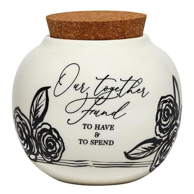 Heartfelt 205283 5.5 x 5 in. Money Jar - Together Fund