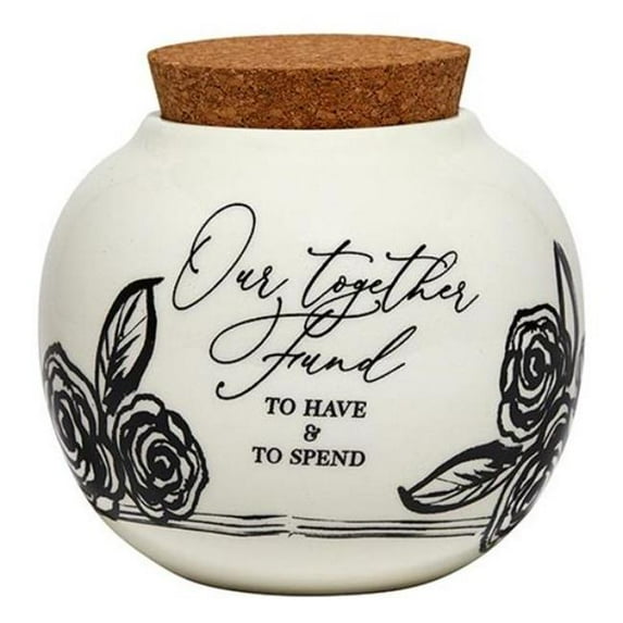 Heartfelt 205283 5.5 x 5 in. Money Jar - Together Fund