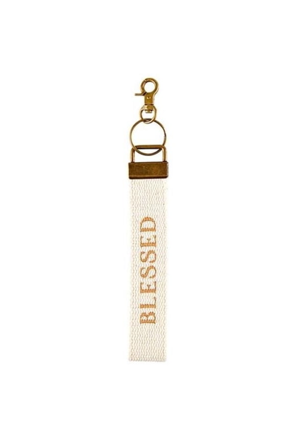 214440 Canvas Blessed Keychain