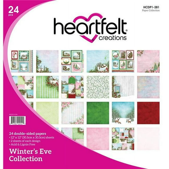 Heartfelt Creations Double-Sided Paper Pad - Winter's Eve HCDP1-281