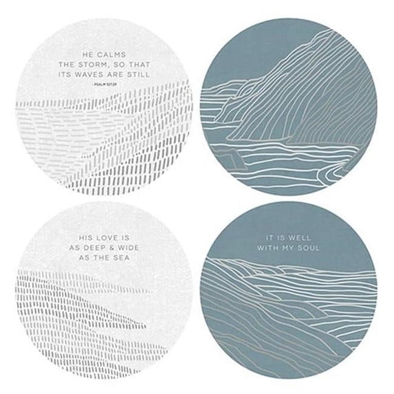 Coaster Set-It Is Well (Set Of 4)