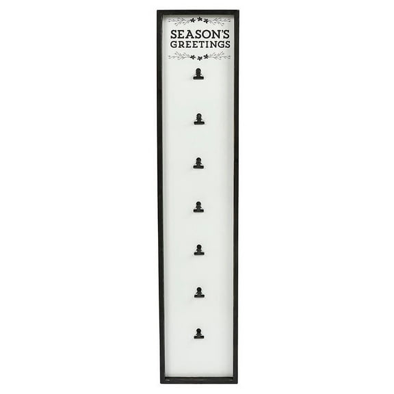 Heartfelt L6243 Wood Clip Sign - Seasons Greetings